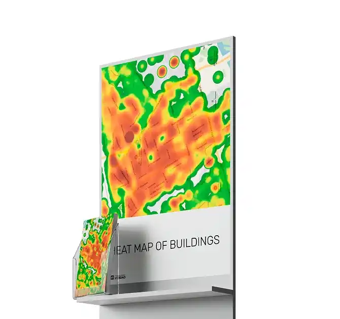 Screenshot of geovisualization system interface