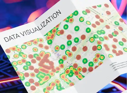 Screenshot of geovisualization system interface